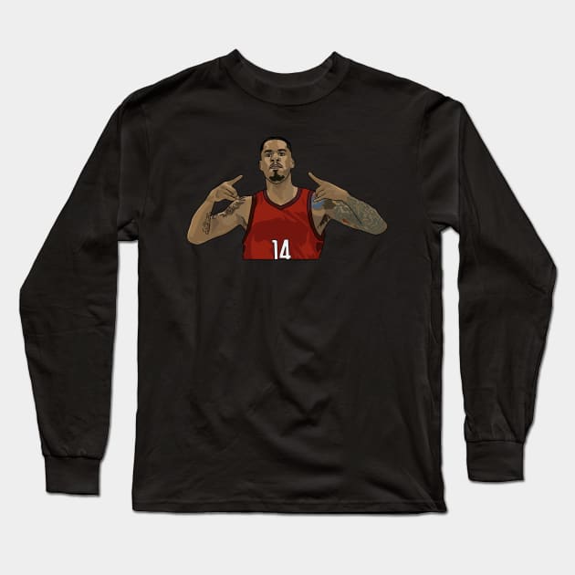 Gerald Green | Houston Rockets Long Sleeve T-Shirt by ActualFactual